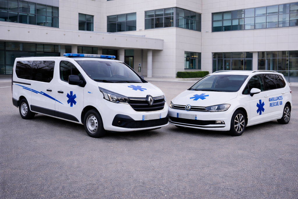 Réserver un transport — Ambulances Rescue 68